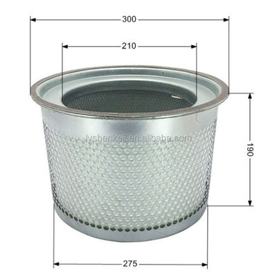 Fibra di vetro compressore d'aria filtro separatore di olio e gas AS2458
