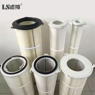Cartuccia filtro polveri HEPA industriale Ciclone 3 Lugs Collettore di flange per turbina a gas