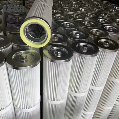 Cartuccia filtro polveri HEPA industriale Ciclone 3 Lugs Collettore di flange per turbina a gas