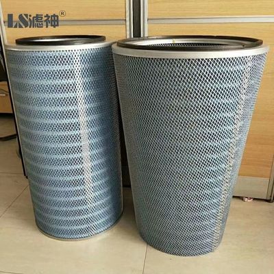 Cartuccia filtro polveri HEPA industriale Ciclone 3 Lugs Collettore di flange per turbina a gas