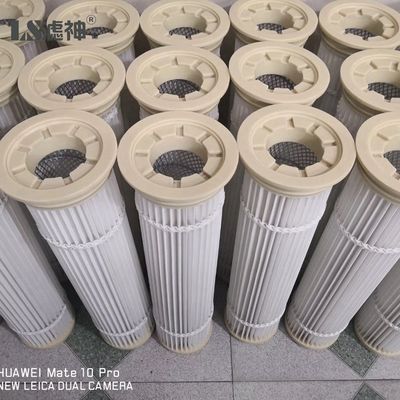 Cartuccia filtro polveri HEPA industriale Ciclone 3 Lugs Collettore di flange per turbina a gas